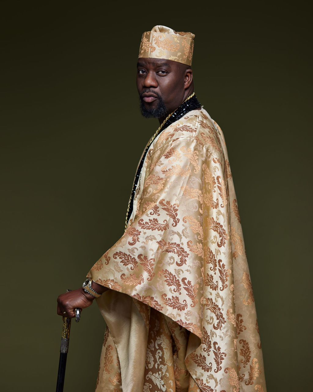 Agbada in gold